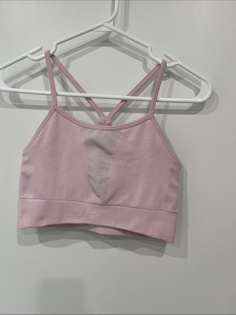 Nike Light Pink Sports Bra – Kids Size XL